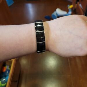 Black Wearable Smart Bracelet